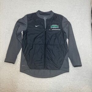 Nike Shield Asheville Empire Lacrosse Jacket Mens Medium Black‎ Grey Full Zip
